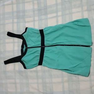 FOREVER21 Women Size Small Petite Blue/Green Dress